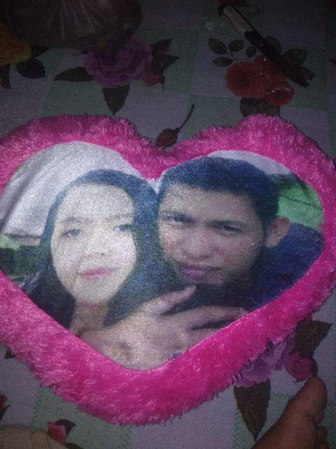 Bantal Foto Murah Ukuran Standar Tidur Love  Print Nama Foto Gambar Karakter Gratis Free Cantik