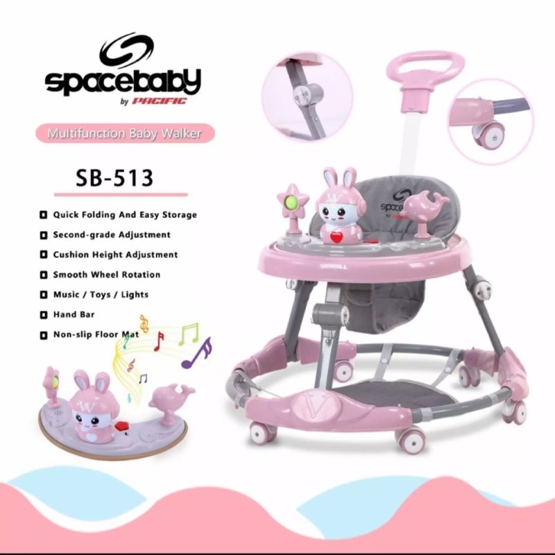 Baby Walker SpaceBaby SB 513 Space Baby SB513 SB-513 baby walker + dorongan