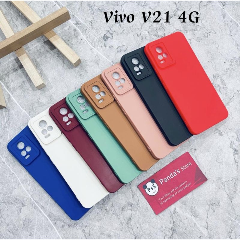 Softcase Pro Camera Vivo V21 4G Candy Case Full Color 3D Silikon TPU