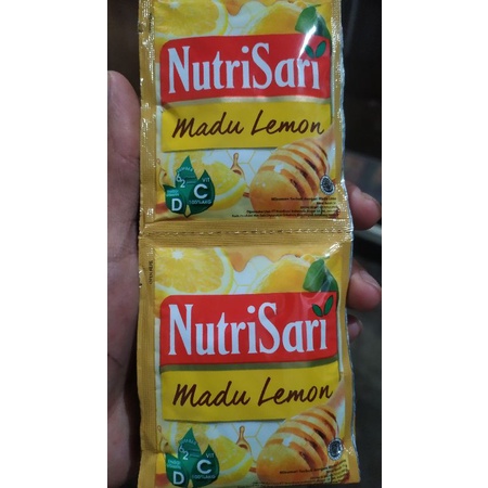 

Nutrisari Madu Lemon Renteng Isi 10 Sachet