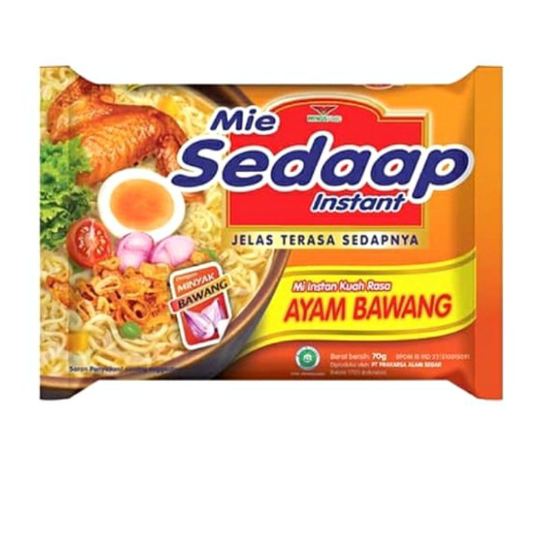 

Sedap Mie Ayam Bawang 75gr