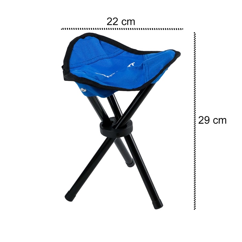 TaffSPORT Kursi Lipat Memancing Folding Legged Beach Stool Chair - A0003