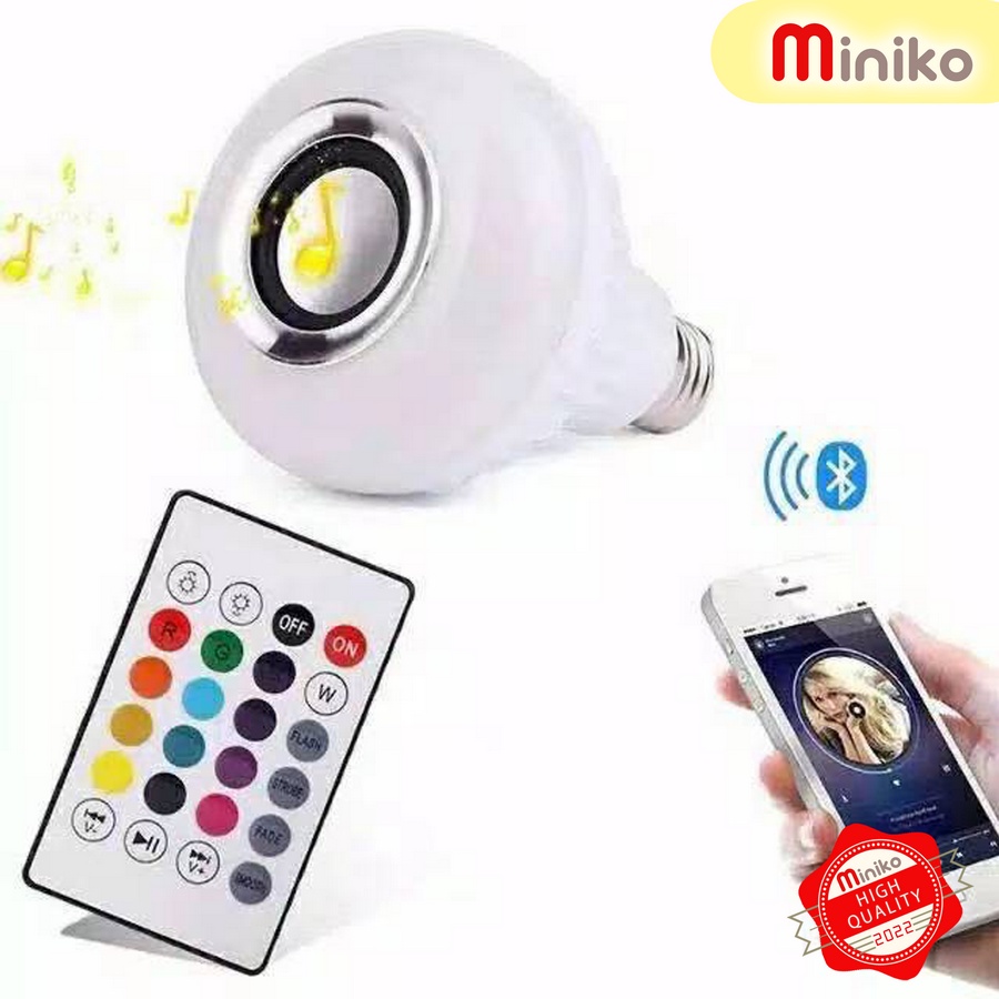 Lampu Disco Speaker Musik Bluetooth 2 in 1 - Lampu Sepker LED _lampu disko Miniko