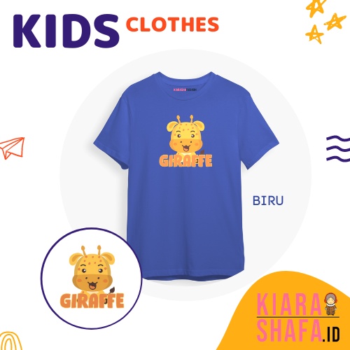 Kiarashafa - Baju Anak / Kaos Anak Giraffe