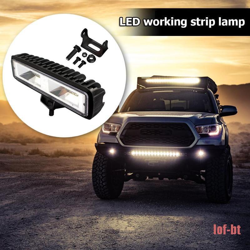 [lof-auto] 16LED Work Light Bar 48W 6000K Waterproof Car Spot Beam Fog Driving Lamp