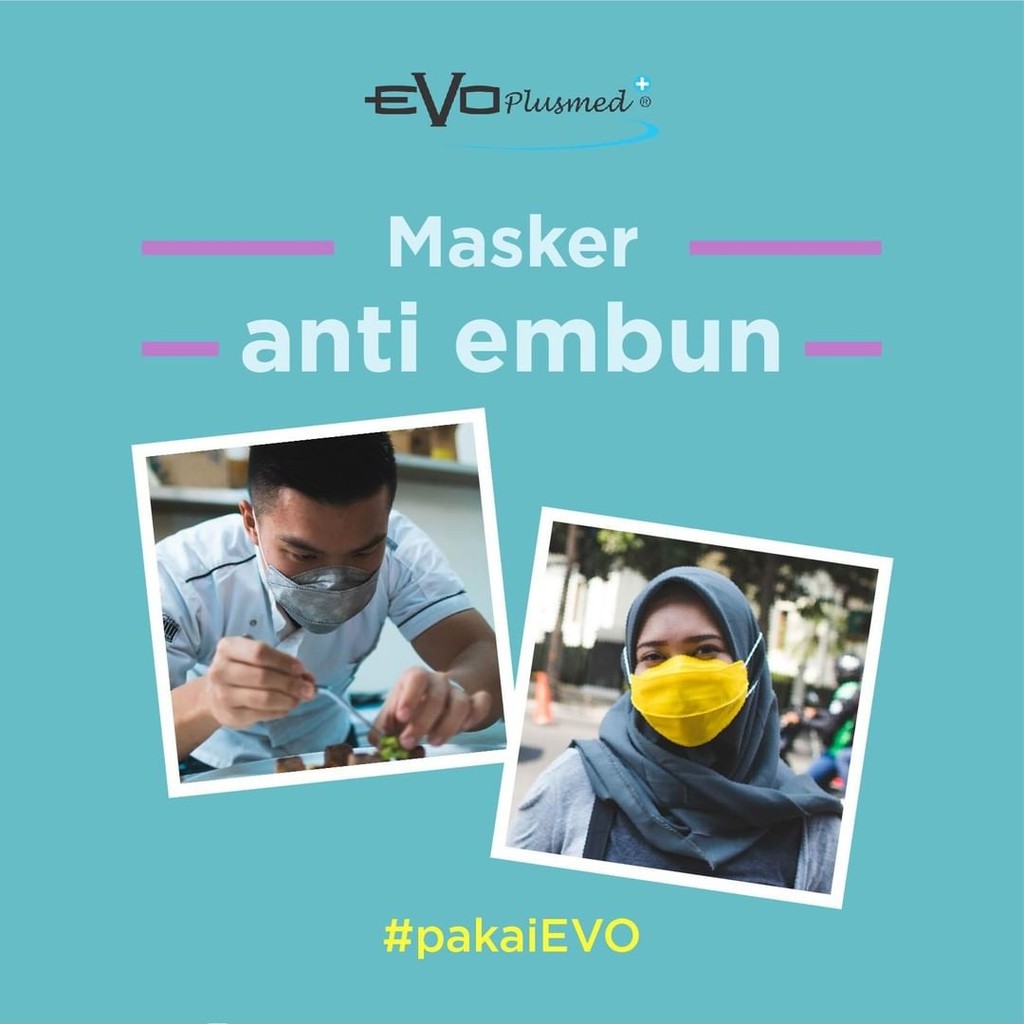 MASKER EVO PLUSMED 4D 5 PLY - ORIGINAL EMBOSS LOGO