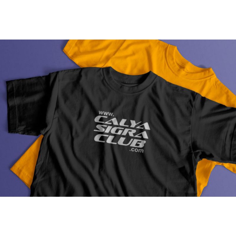 KAOS TSHIRT CALYA SIGRA CLUB CUSTOM NAMA LOGO SENDIRI