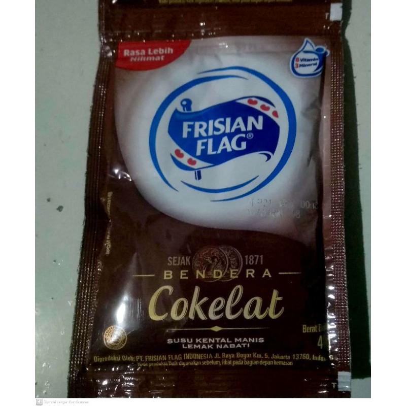 

Susu Coklat Bendera Sachet