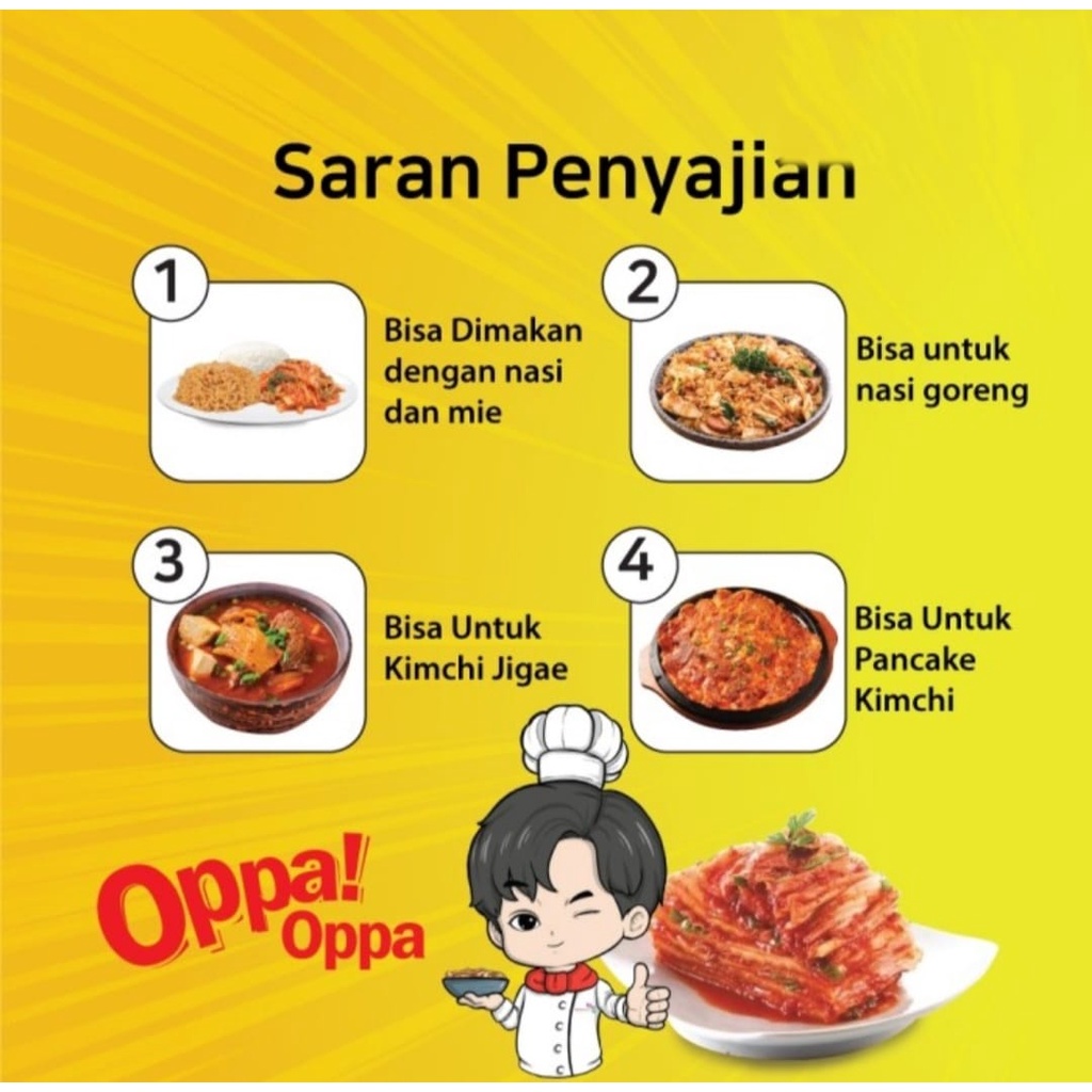 Kimchi Oppa! Oppa Makanan Tradisional Korea 200gr