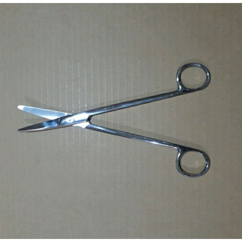 Gunting IUD 24 cm Bengkok / Mayo Scissors Curved 24cm/ Gunting Operasi  / Gunting IUD /Gunting IUD 24cm Lurus