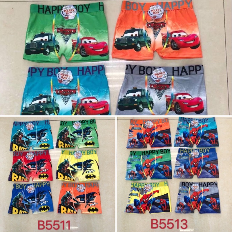 CD BOXER ANAK COWOK IMPORT TERMURAH HAPPY BOY