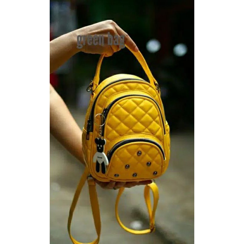 New FABULOUS Tas Mini Mungil EGG-STUD Jait-jait Full /tas mini multifungsi bisa teng2 selempang