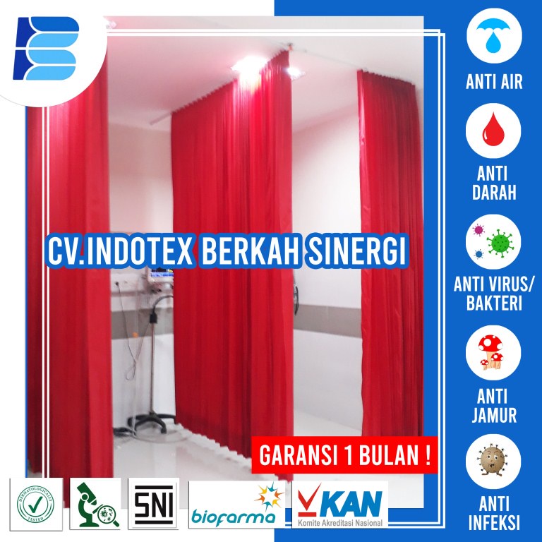 foto tirai rumah sakit - gorden sekat - sekat ruangan dengan tirai - gorden rumah sakit indotex