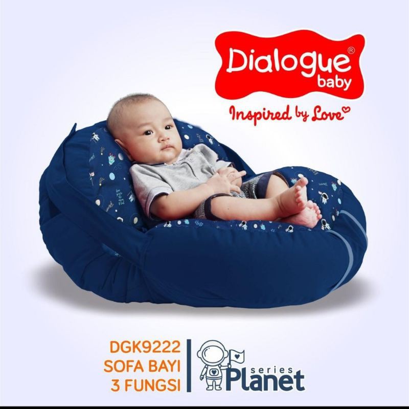 Sofa Baby Multifungsi 3in1 DIALOGUE Sofa Bayi Dino - Planet - Dino Fun - Baby Boo - DGK9221 DGK9222 DGK9223 DGK9224 DGK9305