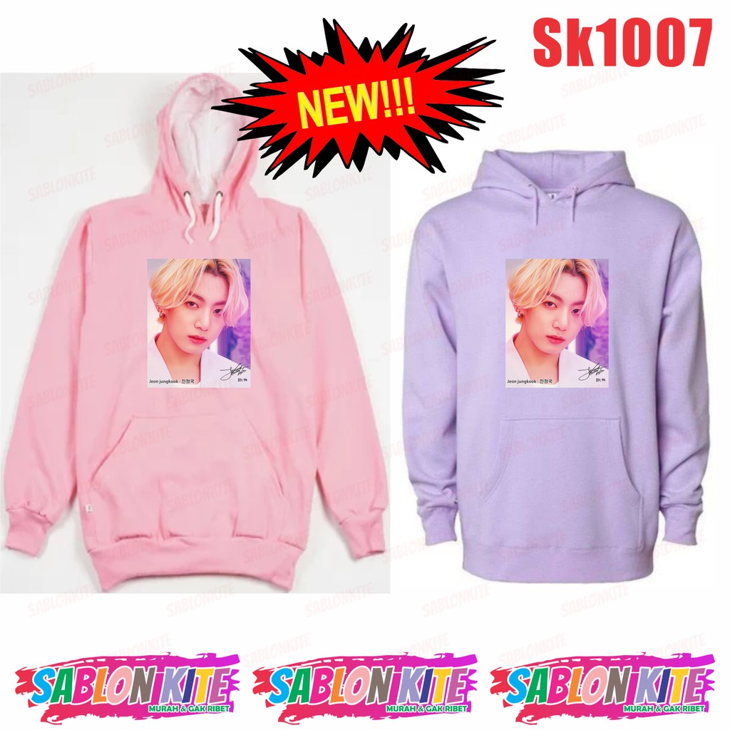 MURAH!!! HOODIE SWEATER KPOP JUNGKOOK JK SK1007 JK JIN SG JM JH RM FG V 5 WARNA