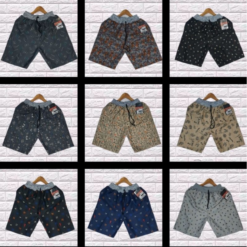 Celana Kolor Pria Motif Surfing/ Celana Pendek Pria Kolor Pria Dewasa Kolor Pria