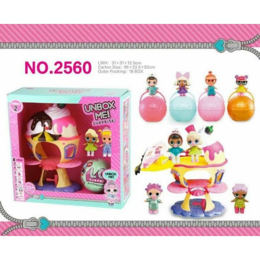 Mmtoys Lol Surprise Ball Es Krim 2560 Mainan Anak Shopee Indonesia