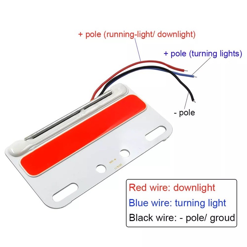 Lampu Bak Samping Truk 24 Volt LED COB