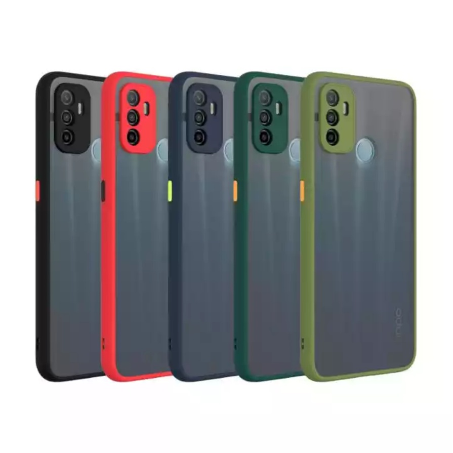 Bumper Matte Case Oppo A33 2020, Oppo A53 2020 Candy Frosted Matte Case