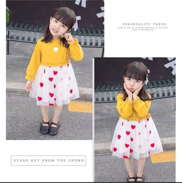 Dress Anak Perempuan Baju Anak Cewek Casual