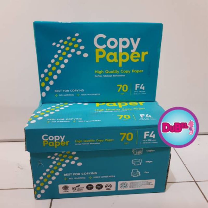 

Kertas HVS A4 / 70 gr Copy paper /HVS F4 Murah /1 rim 500 Lembar