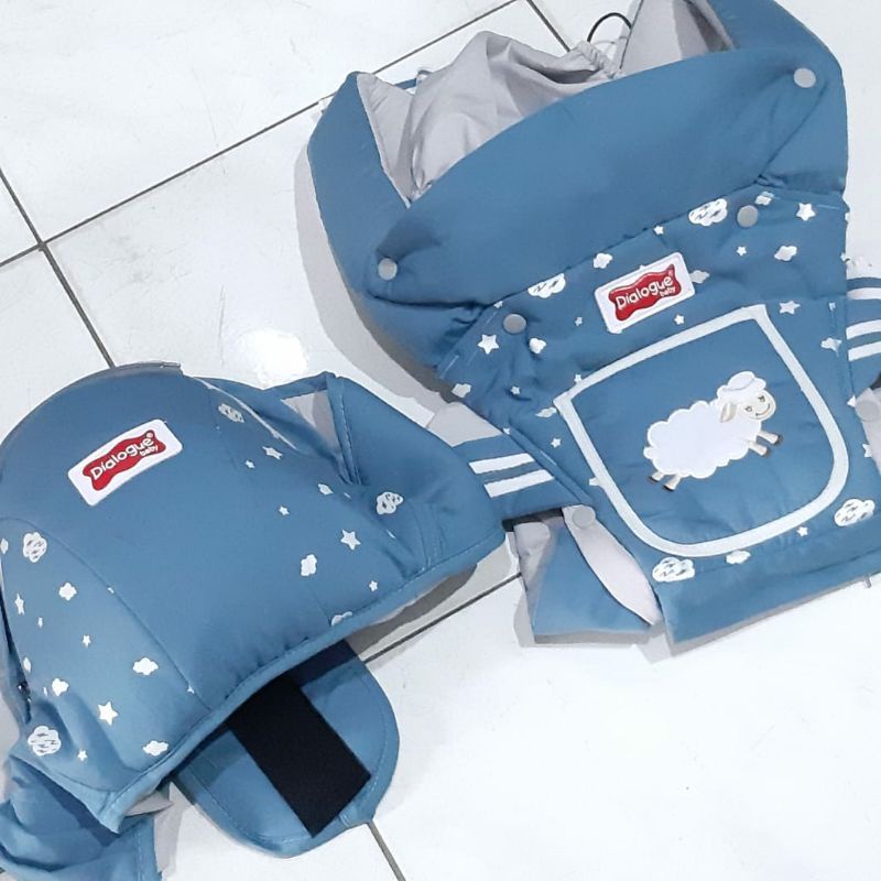 Dialogue baby hipseat /gendongan depan bayi sheep series