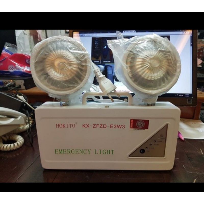 Lampu emergency hokito / emergency mata kucing / lampu darurat led