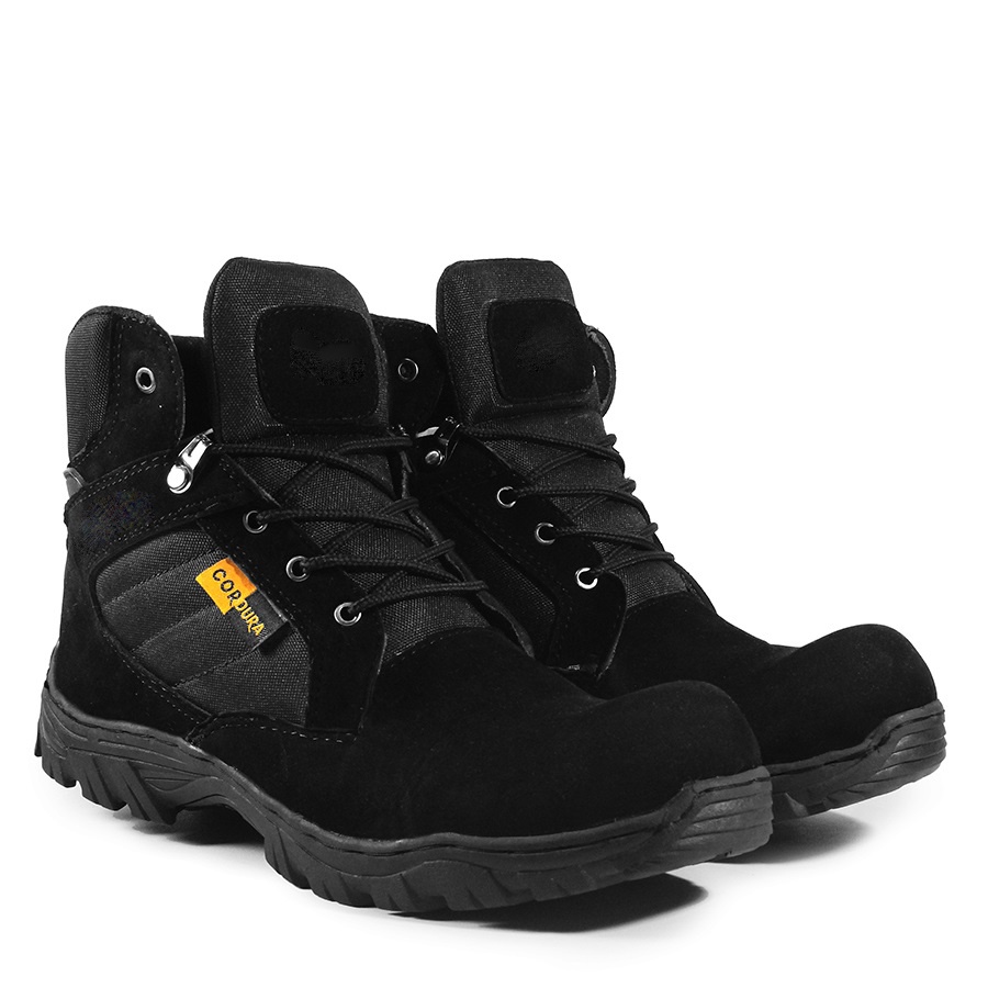 BAYAR DI TEMPAT!!! Sepatu Pria DLT Tactical Cordura Boots Safety Hiking Outdoor Murah Terlaris