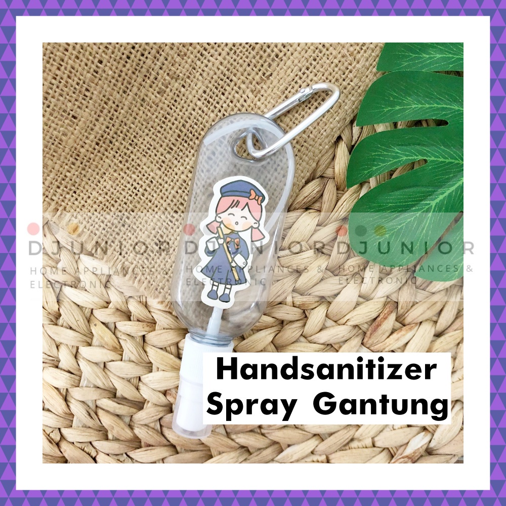 DJR - HANDSANITIZER GANTUNGAN BOTOL SPRAY SEMPROT / HAND SANITIZER GEL