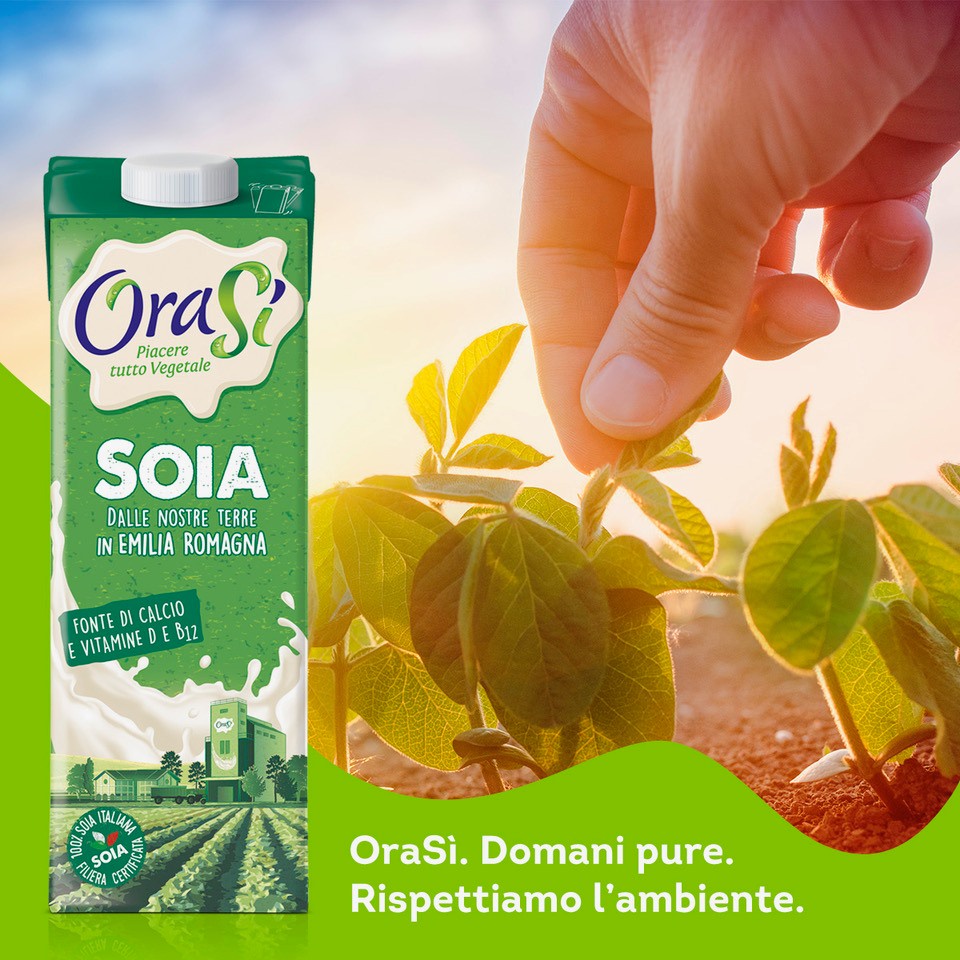 OraSì Soy Original 1L / Susu Kedelai Vegan Itali