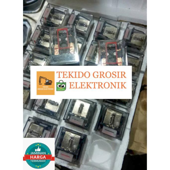 Relay Omron 8kaki 8 kaki 8p 8 Pin Socket Bulat AC 220v 220 v TOKELE27 Segera Beli