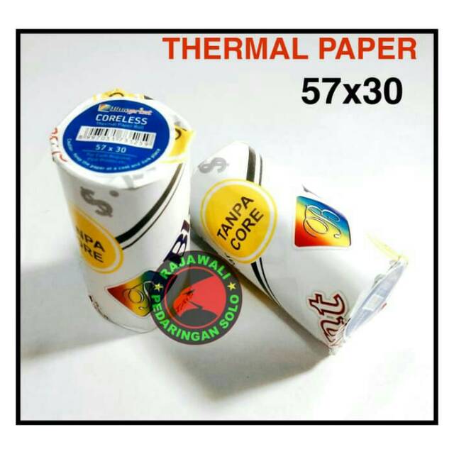 

THERMAL PAPER 57X30 POST PRINTER BLUETOOTH PRINTER