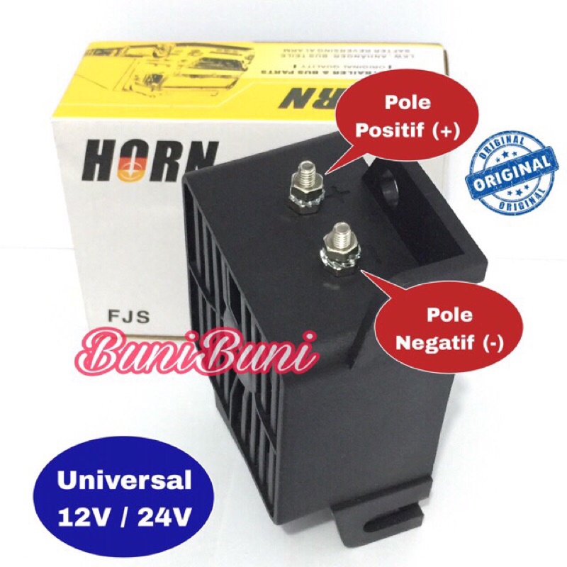 Klakson Mundur / Atret Mobil - Klakson Backup Alarm Mundur / Back Buzzer Atret Truk &amp; Bus 12 / 24 V