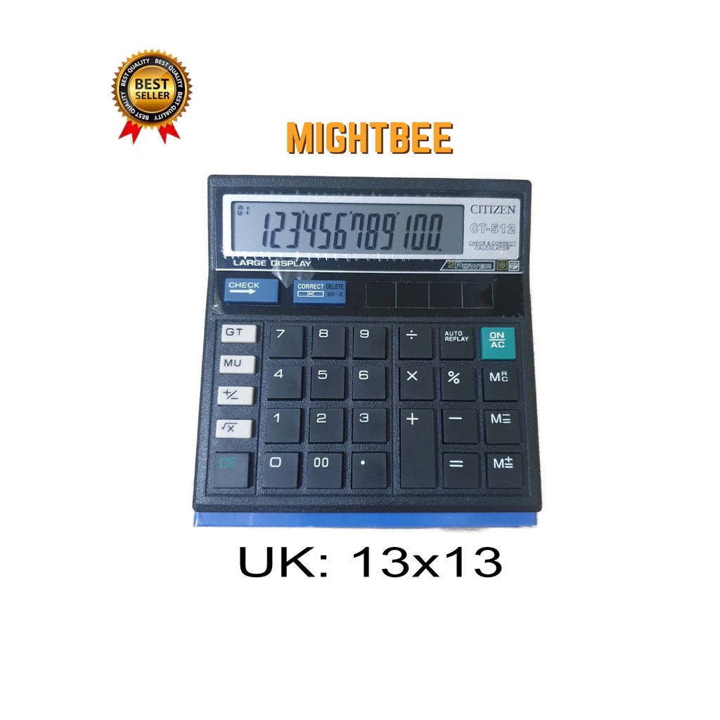 

Kalkulator Citizen CT 512 - Check Correct - Kalkulator 12 Digit