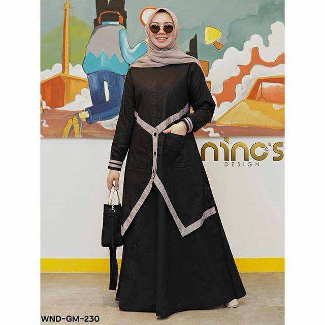 Gamis Katun Linen by Ninos