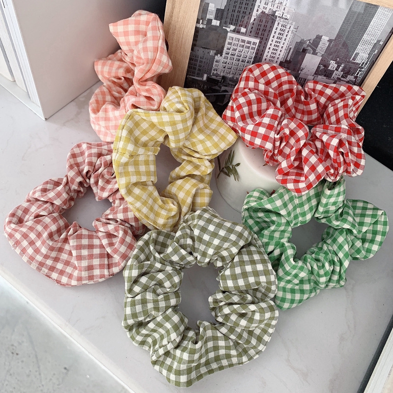  Tali Rambut  Scrunchies Elastis Untuk Aksesori Shopee Indonesia