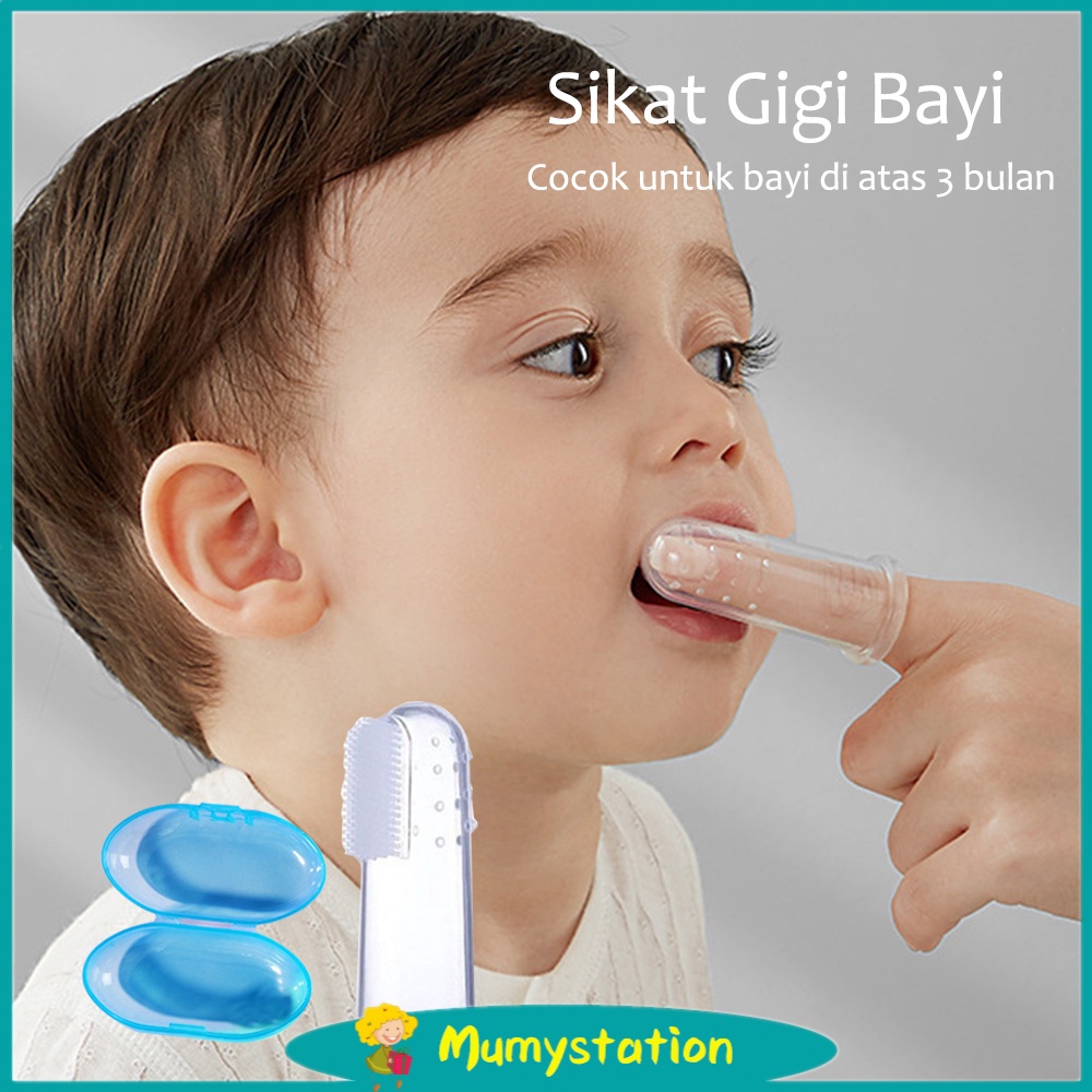 Mumystation Sikat Gigi Bayi Silikon / Baby Finger Brush Silicone