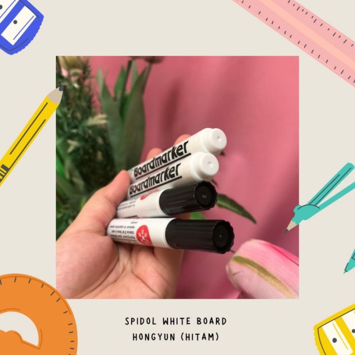 

Spidol Hongyun Boardmarker Bisa Di Hapus Sepidol Hitam bisa di hapus