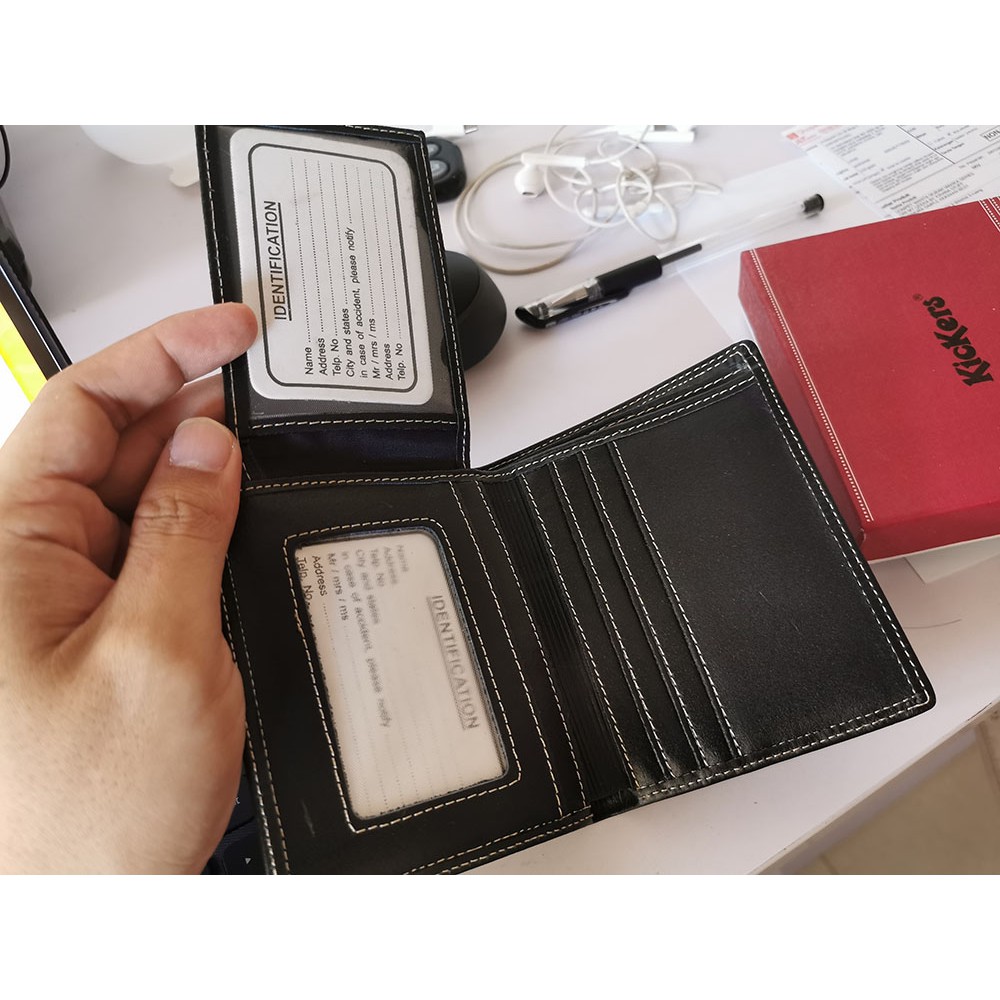 DiskoN Dompet kulit Pria asli