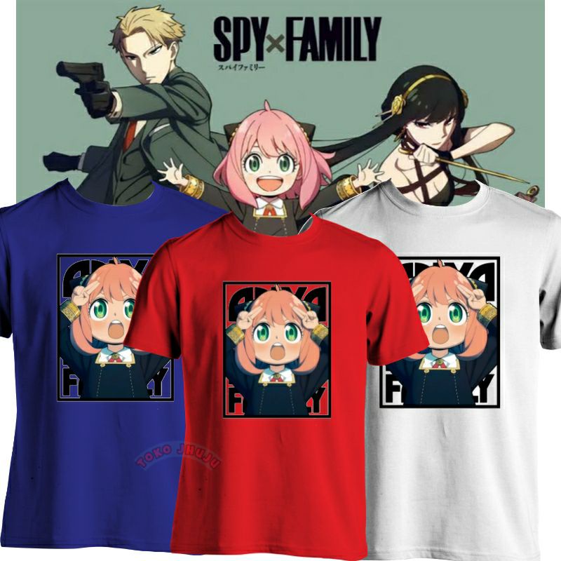 Baju Kaos Anime Spy x Family ANYA FORGER 2 print dtf