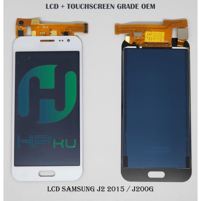 LCD TOUCHSREEN FULLSET SAMSUNG J2 2015 / J200G BISA KONTRAS BEST GRADE