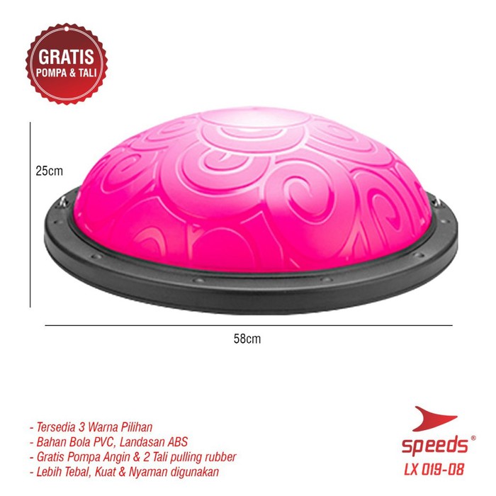 Bosu Ball Balance Step Trainer Bola Yoga Fitness Balancing Step 019-8