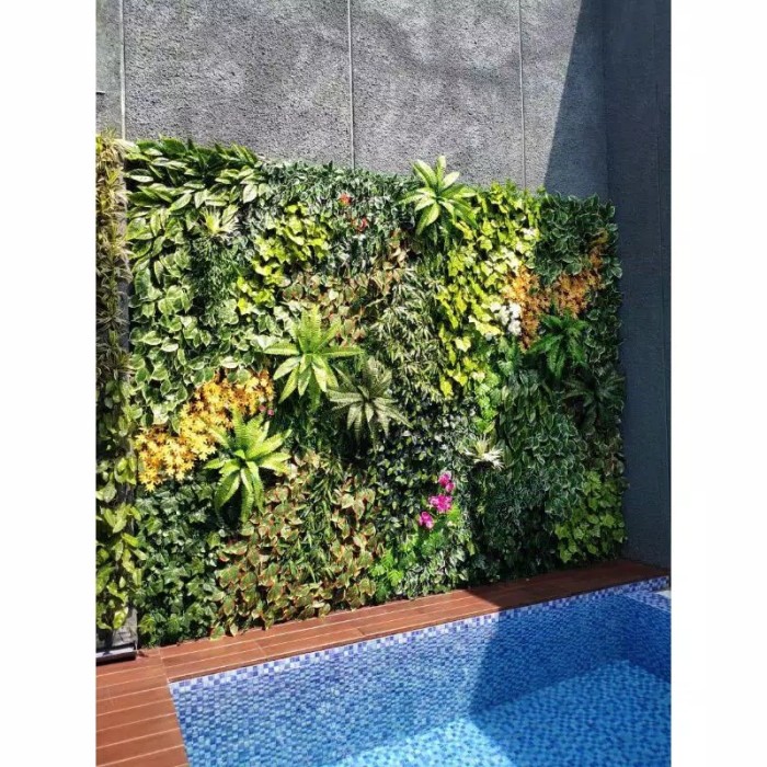 Jasa Pembuatan Taman Vertikal Garden Sintetis Tukang vertikal Garden