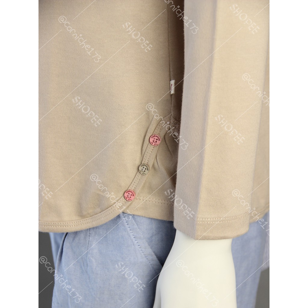 Corniche Milly Henley Cream - TS33193