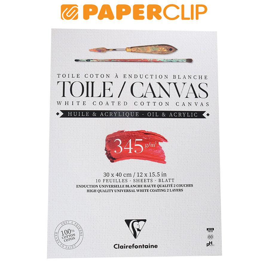 

CANVAS PAD CLAIREFONTAINE READY TO PAINT 30X40 975223C COTTON