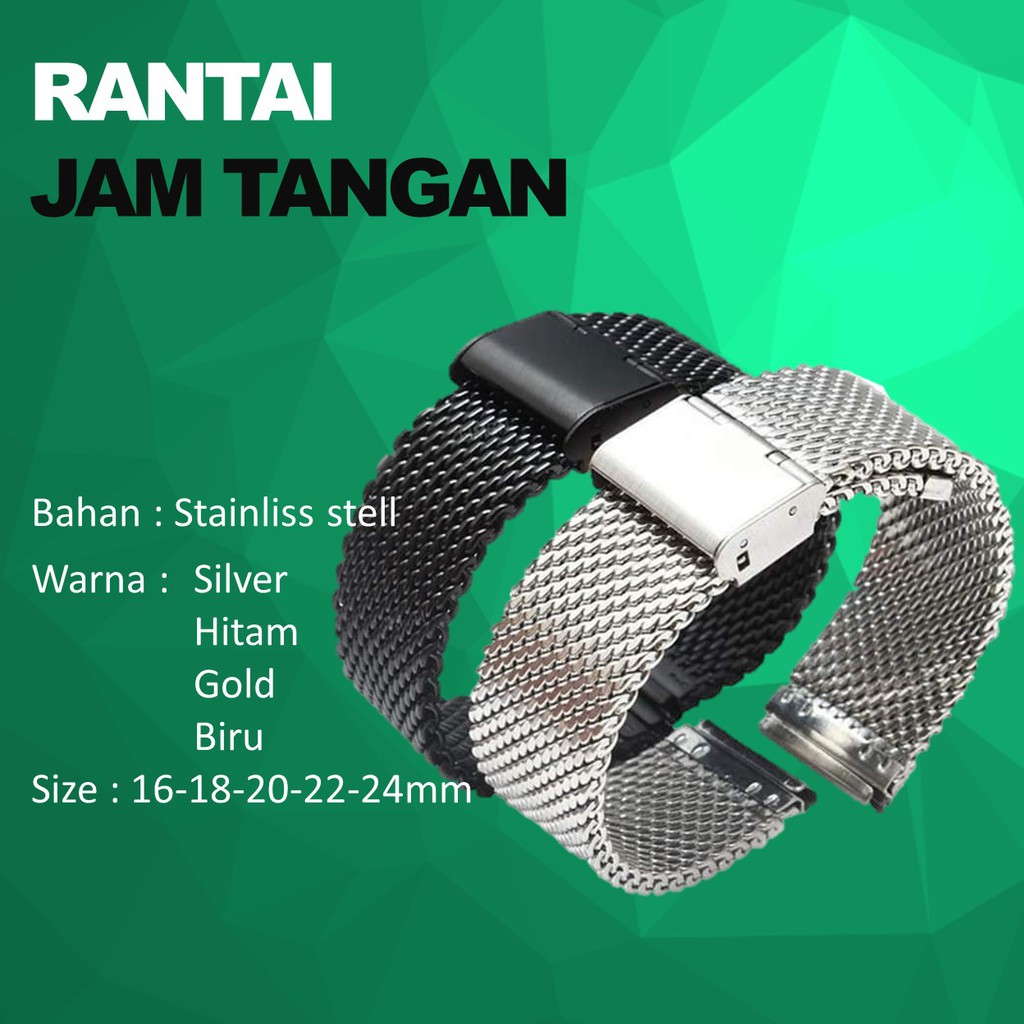 Rantai Jam Tangan model pasir stanlies