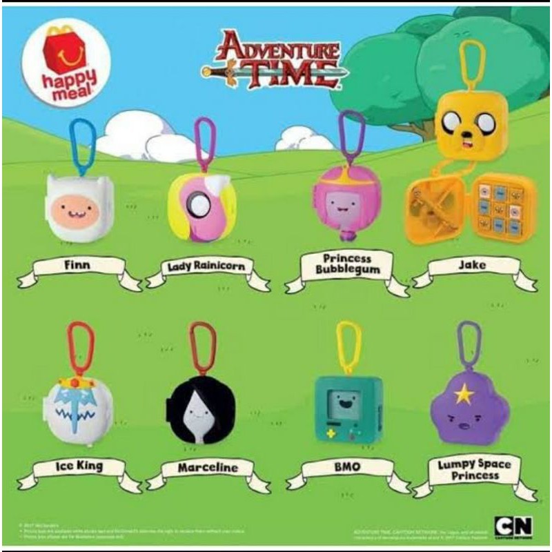 Adventure Time toy / figure Happy Meal McDonalds Indonesia 2017 (FINN & ICE KING)