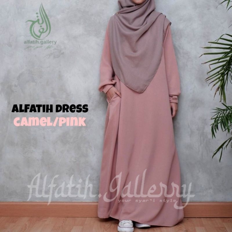 JASMINE DRESS GAMIS SYARI POLOS / GAMIS WANITA TERBARU