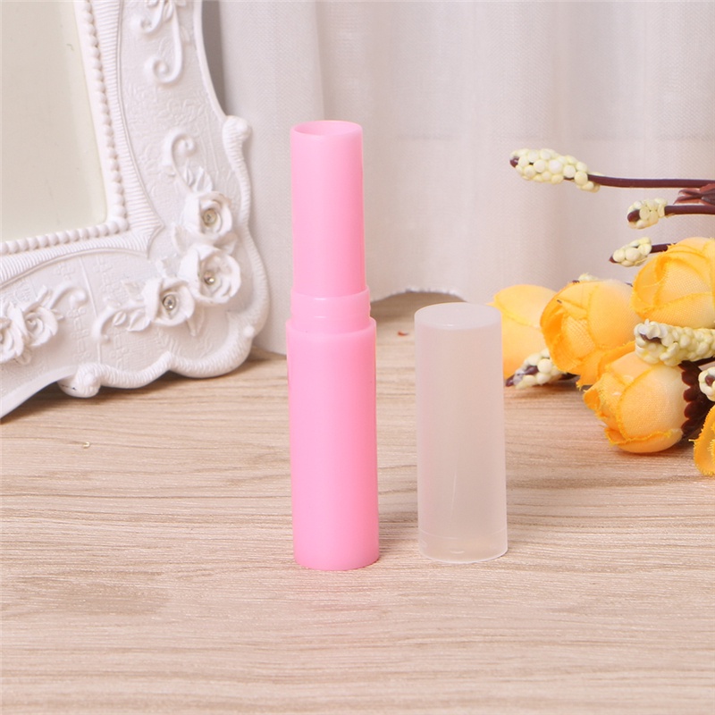 Zzz Kosmetik Lipstik Kosong Plastik Lip Balm Wadah Makeup Sample Tabung 4g D