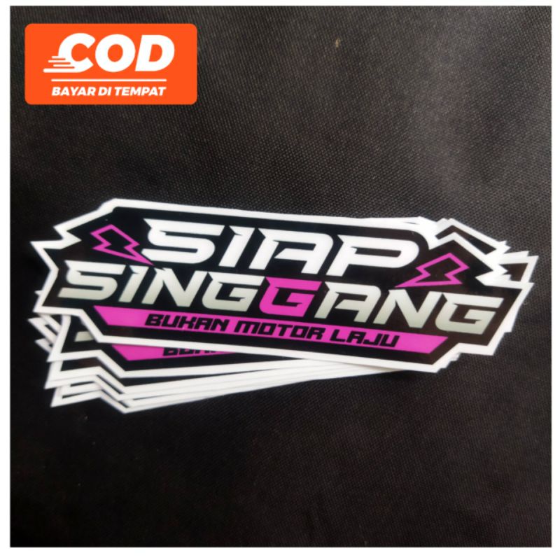 Stiker Siap Singgang